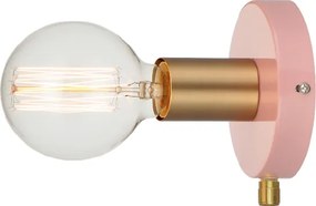 Απλίκα Τοίχου Aca Joy V36382PB Pink/Brass