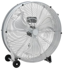 vidaXL Ανεμιστήρας τύπου τυμπάνου με τροχούς 79 x 37 x 82 εκ Αλουμίνιο
