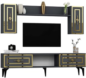 Σύνθεση Τηλεόρασης Viola 475OLV2983 150x29,6x44,6cm Anthracite