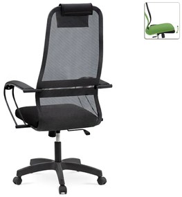Καρέκλα γραφείου Prince Megapap με ύφασμα Mesh σε χρώμα γκρι - μαύρο 66,5x70x123/133εκ. - Ύφασμα - GP008-0004