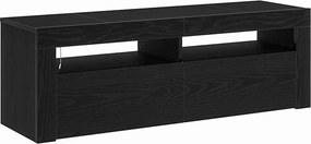 vidaXL Ντουλάπι TV 120 x 35 x 40 εκ. Μαύρη Οξυά Επεξεργασμένο Ξύλο