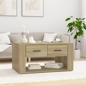 vidaXL Τραπεζάκι Σαλονιού Sonoma Δρυς 80x50x40 εκ. Επεξεργασμένο Ξύλο