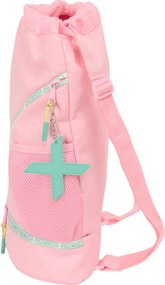 Σχολική Τσάντα με Σχοινιά Munich Candy Ροζ 35 x 40 x 1 cm