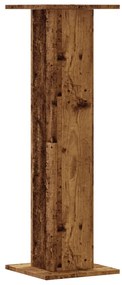vidaXL Βάσεις Ηχείων 2 τεμ. Όψη Παλαιού Ξύλου 30x30x95 εκ. Επεξ. Ξύλο