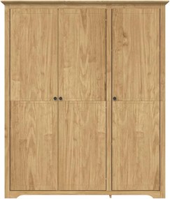 vidaXL Ντουλάπι BODO Μέλι Καφέ 146 x 53,5 x 173 εκ Επεξεργασμένο ξύλο