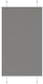 vidaXL Πλισέ περσίδα Ανθρακί 70x150 cm Πλάτος υφάσματος 69,4 cm