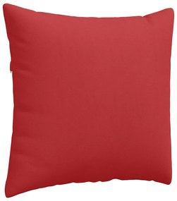 vidaXL Μαξιλάρι Καναπέ 2 pcs Κόκκινο 45 x 45 cm ύφασμα