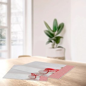 Σουπλά Easter 03 45X33 Grey-Red Saint Clair 45x33cm Πολυέστερ