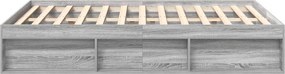 vidaXL Πλαίσιο Κρεβατιού Γκρι Sonoma 120x200 εκ.