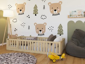 Κρεβάτι  Montessori Kids με Πορτούλα Natural  90x200cm  BC50047N  BabyCute