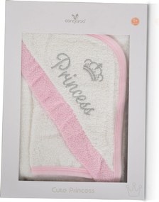 Baby towel Cure Princess 75/75 pink - 7594