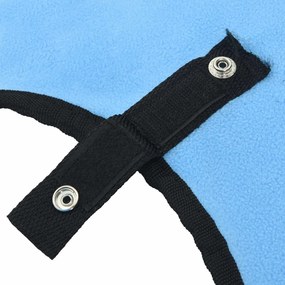 vidaXL Σαμάρι Ίππου Σκούρο Aqua 125 cm Πολυεστέρας