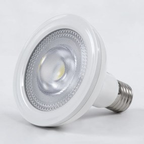 GloboStar® 60093 Λάμπα LED E27 PAR30 Σποτ 15W 1500lm 12° AC 220-240V IP20 Φ9.5 x Υ9.5cm Ψυχρό Λευκό 6000K Dimmable - 3 Years Warranty