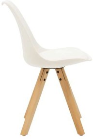 Τραπεζαρία Cuba-Caron pakoworld σετ 5τεμ sonoma-λευκό 120x80x75εκ