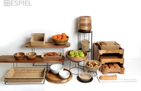 ΨΩΜΙΕΡΑ SYNTH. RATTAN ΟΡΘ. S ΜΠΕΖ 21Χ14Χ5ΕΚ (smA)