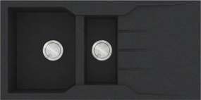 Sanitec Ultra Granite 802 (100x50) - Γρανιτένιος νεροχύτης - Graphite