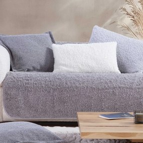 Ριχτάρι Καναπέ Διθέσιου Γούνινο (150x250) Nef-Nef Homeware Vanjel Silver