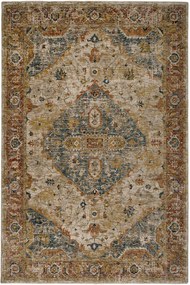 Χαλί Naf Naf Vittoria 155A Cream-Multi Βιοκαρπέτ 160X230cm