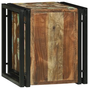 vidaXL Ράφι κρασιού 34.5x35x39 εκ. Ανακυκλωμένο ξύλο