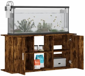 vidaXL Βάση Ενυδρείου Καπνιστή Δρυς 121x41x58 εκ. Επεξεργασμένο Ξύλο