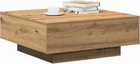 vidaXL Τραπεζάκι σαλονιού Artisan Oak 80 x 80 x 31 cm