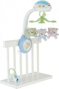 Προβολέας και Κινητό Fisher Price Λευκό Πολύχρωμο Πλαστική ύλη