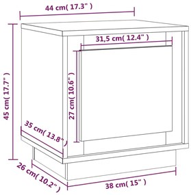 ΚΟΜΟΔΙΝΟ SONOMA ΔΡΥΣ 44 X 35 X 45 ΕΚ. ΑΠΟ ΕΠΕΞΕΡΓΑΣΜΕΝΟ ΞΥΛΟ 819842