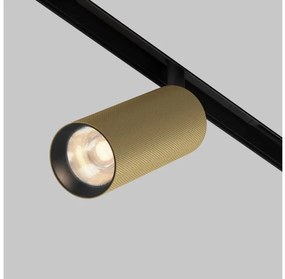 Σποτ Μαγνητικής Ράγας Exility LED 12W Μαύρο-Χρυσό 3000K Artisan TR097-2-12W3K-M-BMG Maytoni TR097-2-12W3K-M-BMG