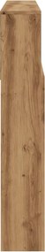 vidaXL Κεφαλάρι Ντουλάπι Χειροποίητο Δρυς 140x19x103,5 εκ.