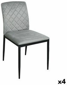 Καρέκλα Versa ZEGERS  Γκρι 58 x 83 x 44 cm (4 Μονάδες)