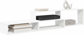 vidaXL ΡάφιΤηλεόρασηςΤοίχου 150x25x28,5εκ Επεξεργασμένο ξύλο