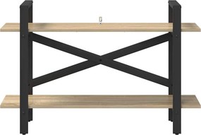 vidaXL Ράφι Βιβλίων Δρύς Sonoma 100 x 33,5 x 64 εκ Επεξεργασμένο ξύλο