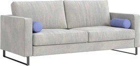 vidaXL Μαξιλάρια Στήριγμα 2 pcs Μπλε τζην Ø 15 x 40 εκ ύφασμα