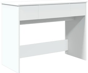 vidaXL Μπουντουάρ με Καθρέφτη Λευκό 100x45x76 εκ.
