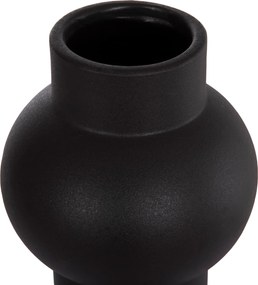 ΕΠΙΤΡΑΠΕΖΙΟ ΚΕΡΑΜΙΚΟ ΔΙΑΚΟΣΜΗΤΙΚΟ SCEPTER HM4605.02 ΜΑΥΡΟ ΜΑΤ Φ15x30Υ εκ.