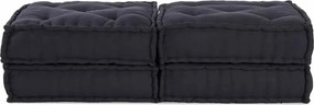 vidaXL Μονάδα Μοντέρνου Καναπέ 2 pcs Ανθρακί 140 x 70 x 36 εκ Ύφασμα