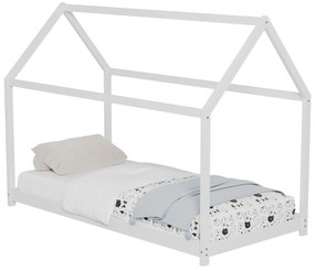 ΚΡΕΒΑΤΙ ΠΑΙΔΙΚΟ PEPE HM677.03 τ.MONTESSORI ΞΥΛΟ ΠΕΥΚΟ ΛΕΥΚΟ- 190x90εκ