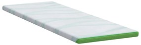 vidaXL Στρώματα Λευκό και Πράσινο 70 x 200 cm