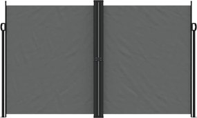 vidaXL Σκίαστρο Πλαϊνό Συρόμενο Ανθρακί 200 x 600 εκ.