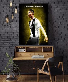 Πίνακας σε καμβά Cristiano Ronaldo - Winner KNV1524 120cm x 180cm Μόνο για παραλαβή από το κατάστημα