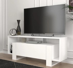 Stewehome Έπιπλο Τηλεόρασης σε Λευκή Απόχρωση 120x29.6x48.6 cm