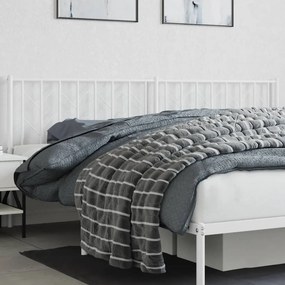 vidaXL Ανταλλακτικό κεφαλάρι Λευκό 200 εκ. Μεταλλικό
