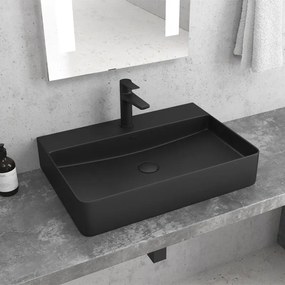 KARAG  LT BASINS Νιπτήρας επικαθήμενος Black Matt LT 2173-SMB KARAG 50x42x12cm KARAG-5206836011646