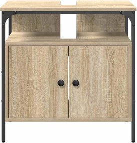 vidaXL Ντουλάπι Μπάνιου Μπεζ 60 x 30 x 60 cm Επεξεργασμένο ξύλο