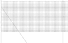 vidaXL Συγκολλητός φράχτης από σύρμα Γκρι