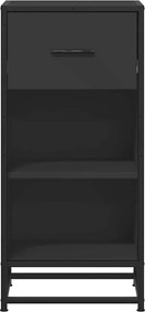 vidaXL Ραφιέρα Καφέ Δρυς 35,5x35x76 εκ. Επεξ. Ξύλο + Μέταλλο