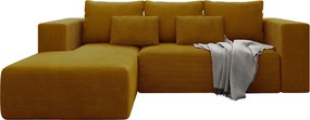 Γωνιακός καναπές Stripes-Αριστερή-Moustardi