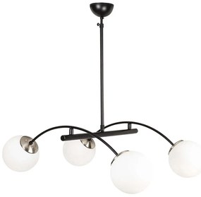 Φωτιστικό Οροφής Hilal 892OPV1441 85x80x90cm 4xE27 40W Black-White Opviq
