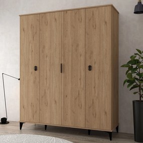 Ντουλάπα Sapphire Δρυς GROCAS 164x52x12