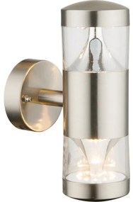 Απλίκα Φωτιστικό Τοίχου Σποτ LED 14W Ασημί IP44 Fosca 34206W Globo Lighting-34206W-Ασημί 34206W